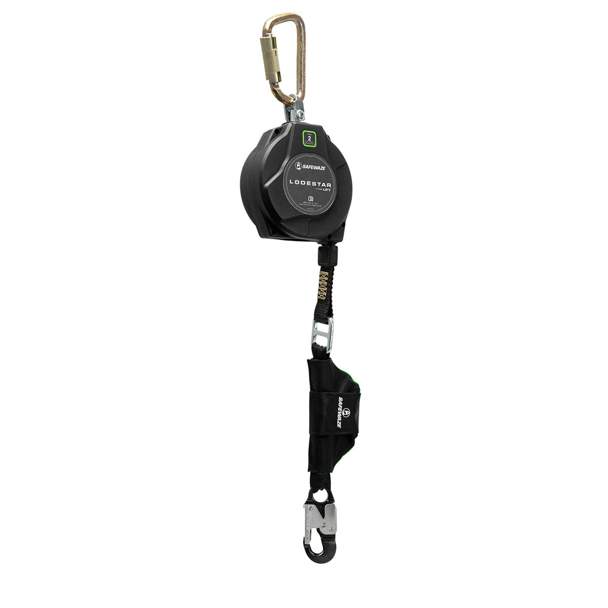 Safewaze Lodestar Lift 6' Single Web SRL: Alu Snap Hook - 024-5411