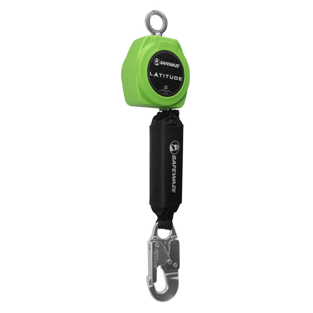 Safewaze Latitude 11' Single Web SRL: No Attachment, Snap Hook - 024-5414