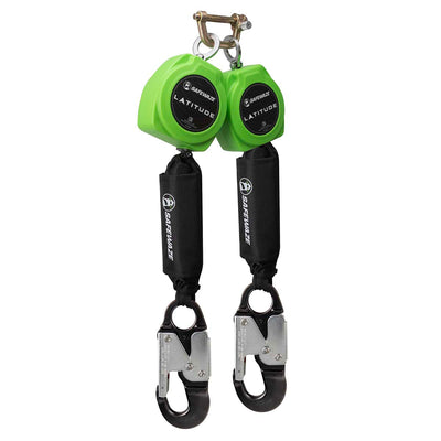 Safewaze Latitude 11' Dual Web SRL: 9012 BWB, Alu Snap Hooks - 024-5431