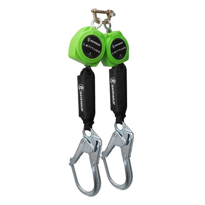 Safewaze Latitude 11' Dual Web SRL: 9012 BWB, Rebar Hooks - 024-5432