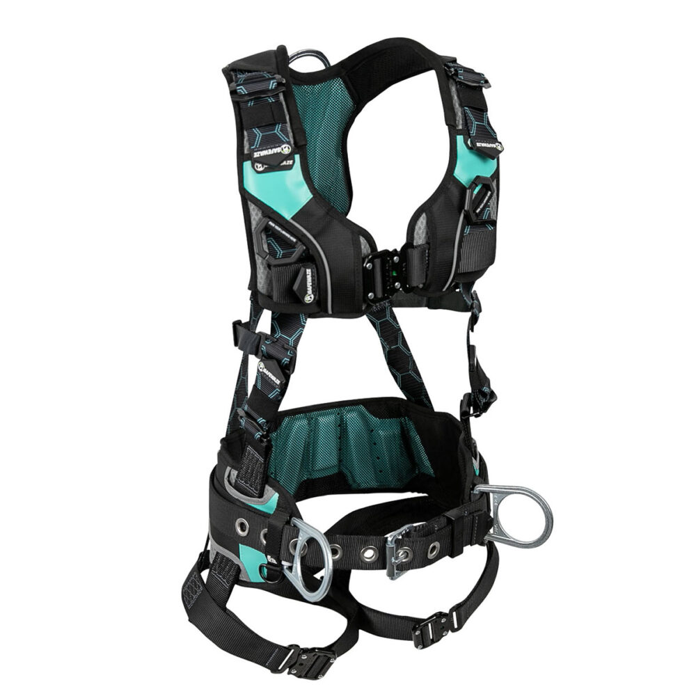 Safewaze Contour Construction Harness: 3D, QC Chest/Legs (M) - 025-1650
