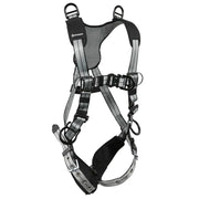 Safewaze PRO+ Slate Retrieval Harness: Alu 3D, Alu Shoulder D's, Alu QC Chest, Alu FD, TB Legs (XS) - 025-1764