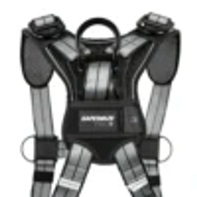 Safewaze PRO+ Slate Retrieval Harness: Alu 3D, Alu Shoulder D's, Alu QC Chest, Alu FD, TB Legs (3X) - 025-1770