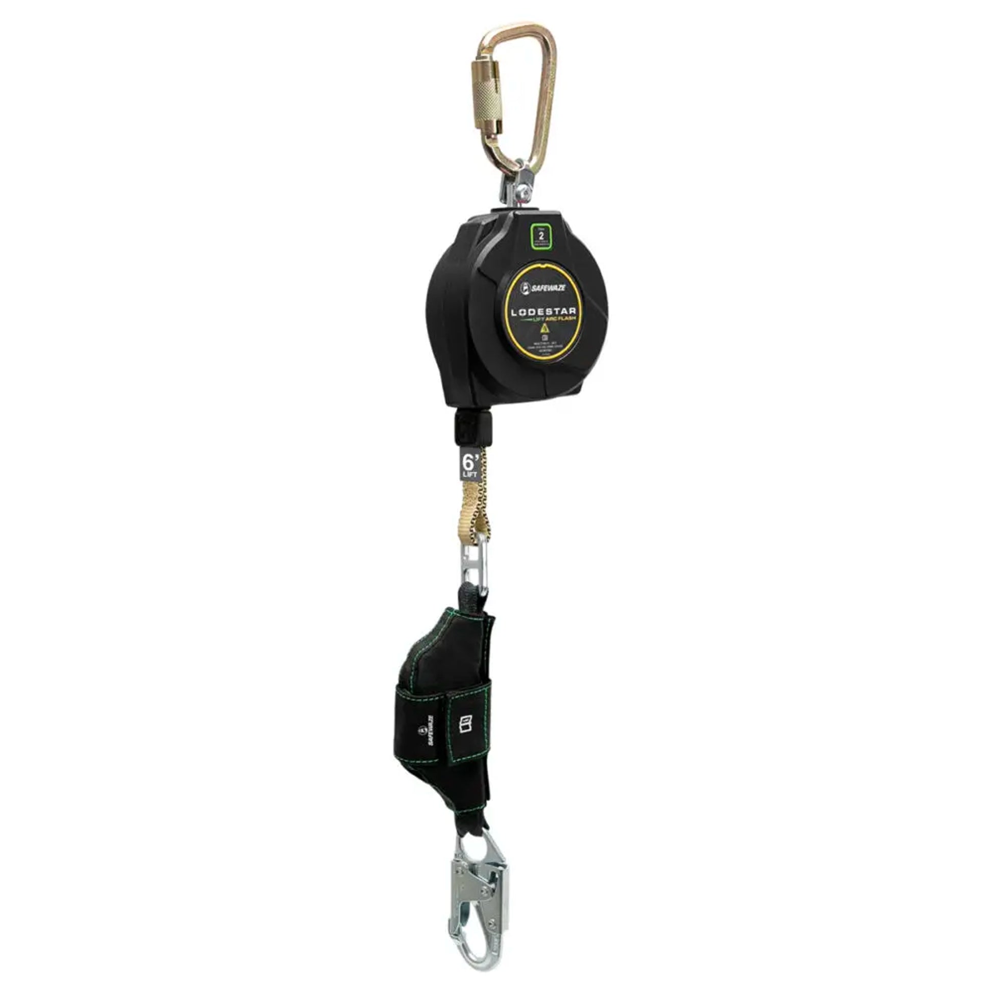 Safewaze Lodestar Lift Arc Flash 10' Single Web SRL: Snap Hook - 025-5535