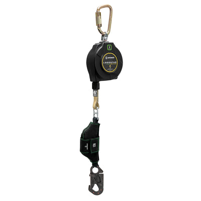 Safewaze Lodestar Lift Arc Flash 6' Single Web SRL: Dielectric Snaphook - 025-5530
