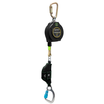 Safewaze Lodestar Lift Arc Flash 8' Single Web SRL: Alu Carabiner - 025-5533