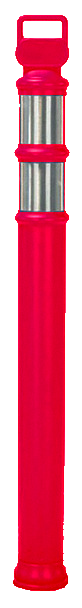 Cortina 45" Red Post (2) 3" Hi-Intensity Prismatic Collars - 03-747R