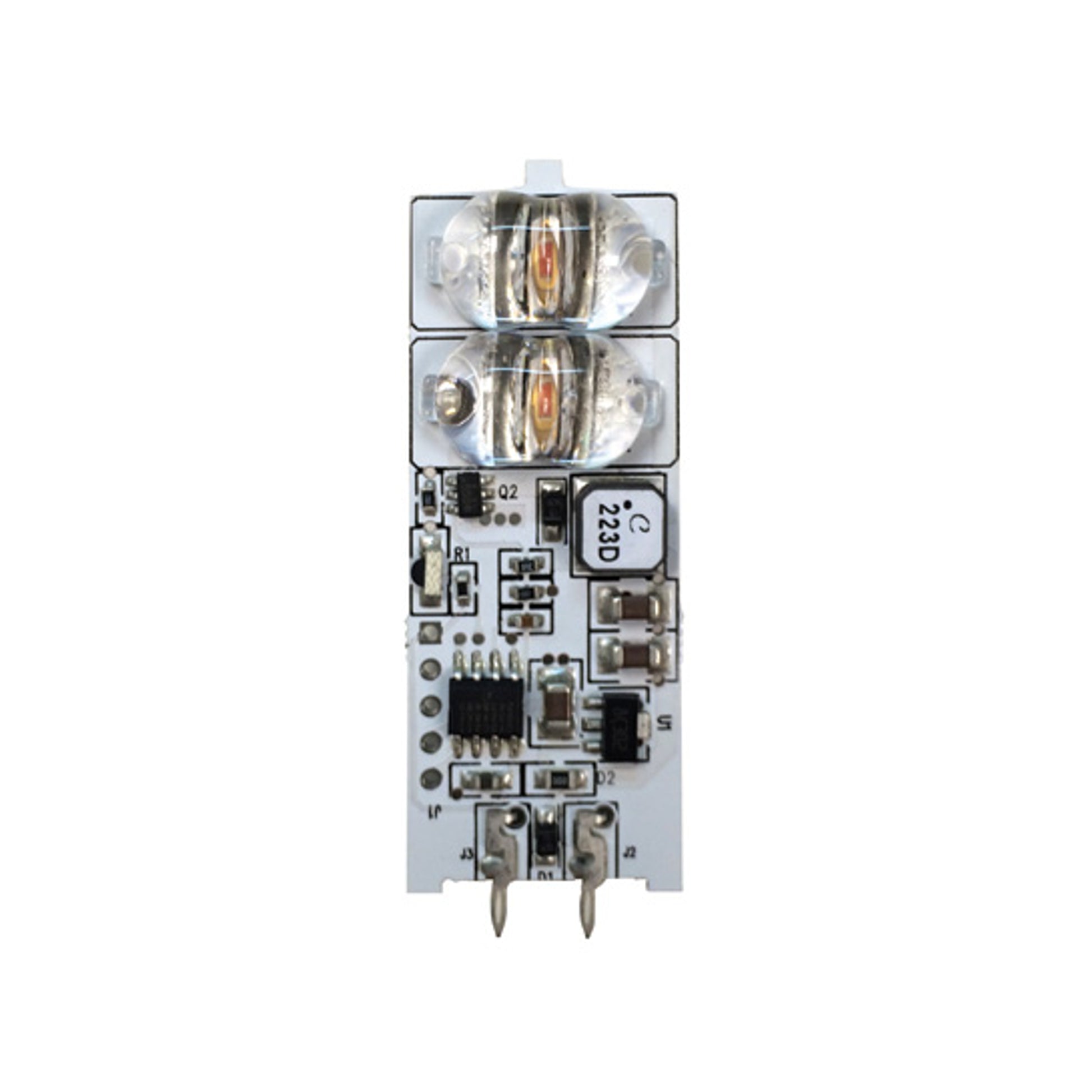Warning Whip Replacement Circuit Board For Rocket II - Solid Red LED - 05.WL.4LED.R