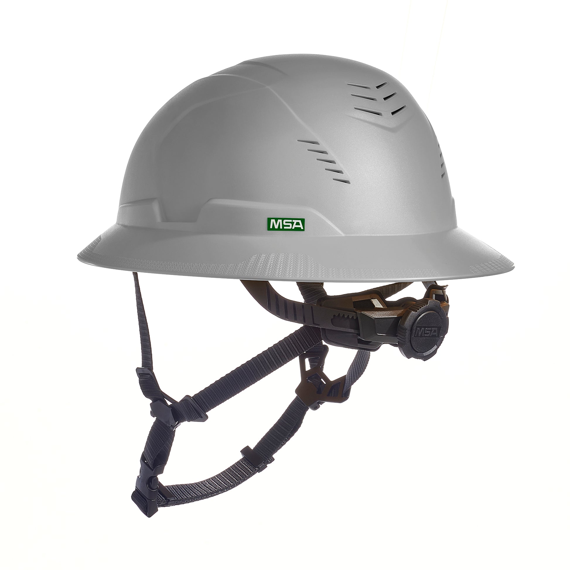 MSA V-Gard H2 Full Brim - Type II Class C - Mips - Safety Helmet - Vented - Gray - 10250609