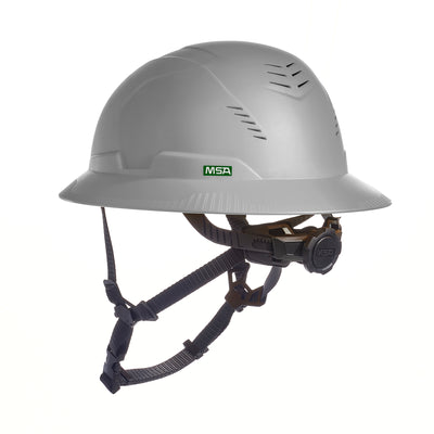 MSA V-Gard H2 Full Brim - Type II Class C - Mips - Safety Helmet - Vented - Gray - 10250609