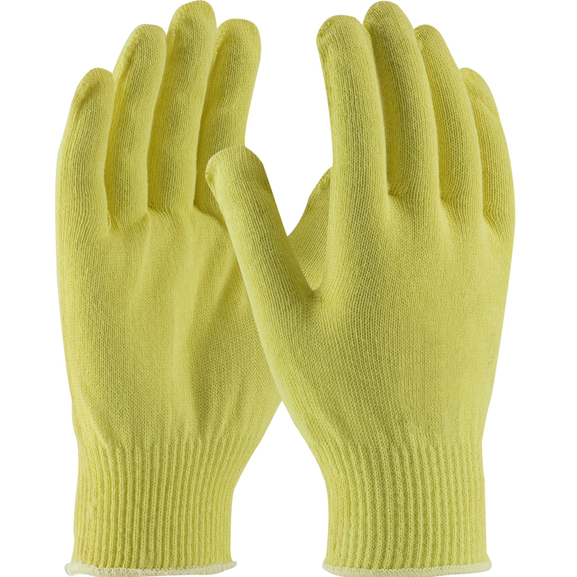 Kut Gard Cut Resistant Gloves Seamless Knit DuPont Kevlar Glove - Light Weight - Yellow - 1/DZ - 07-K200
