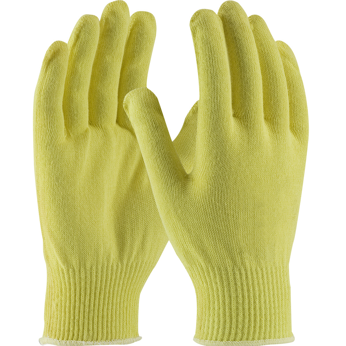 Kut Gard Cut Resistant Gloves Seamless Knit DuPont Kevlar Glove - Light Weight - Yellow - 1/DZ - 07-K200