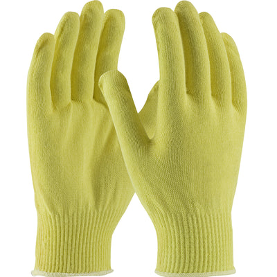 Kut Gard Cut Resistant Gloves Seamless Knit DuPont Kevlar Glove - Light Weight - Yellow - 1/DZ - 07-K200