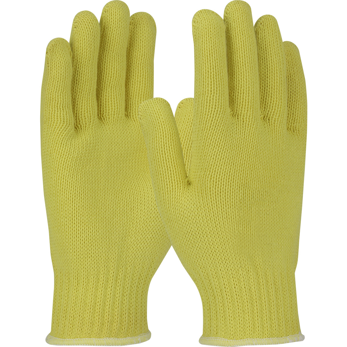 Kut Gard Cut Resistant Gloves Seamless Knit DuPont Kevlar Glove - Heavy Weight - Yellow - 1/DZ - 07-K350