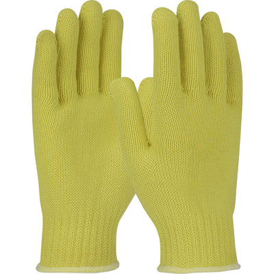 Kut Gard Cut Resistant Gloves Seamless Knit DuPont Kevlar Glove - Heavy Weight - Yellow - 1/DZ - 07-K350