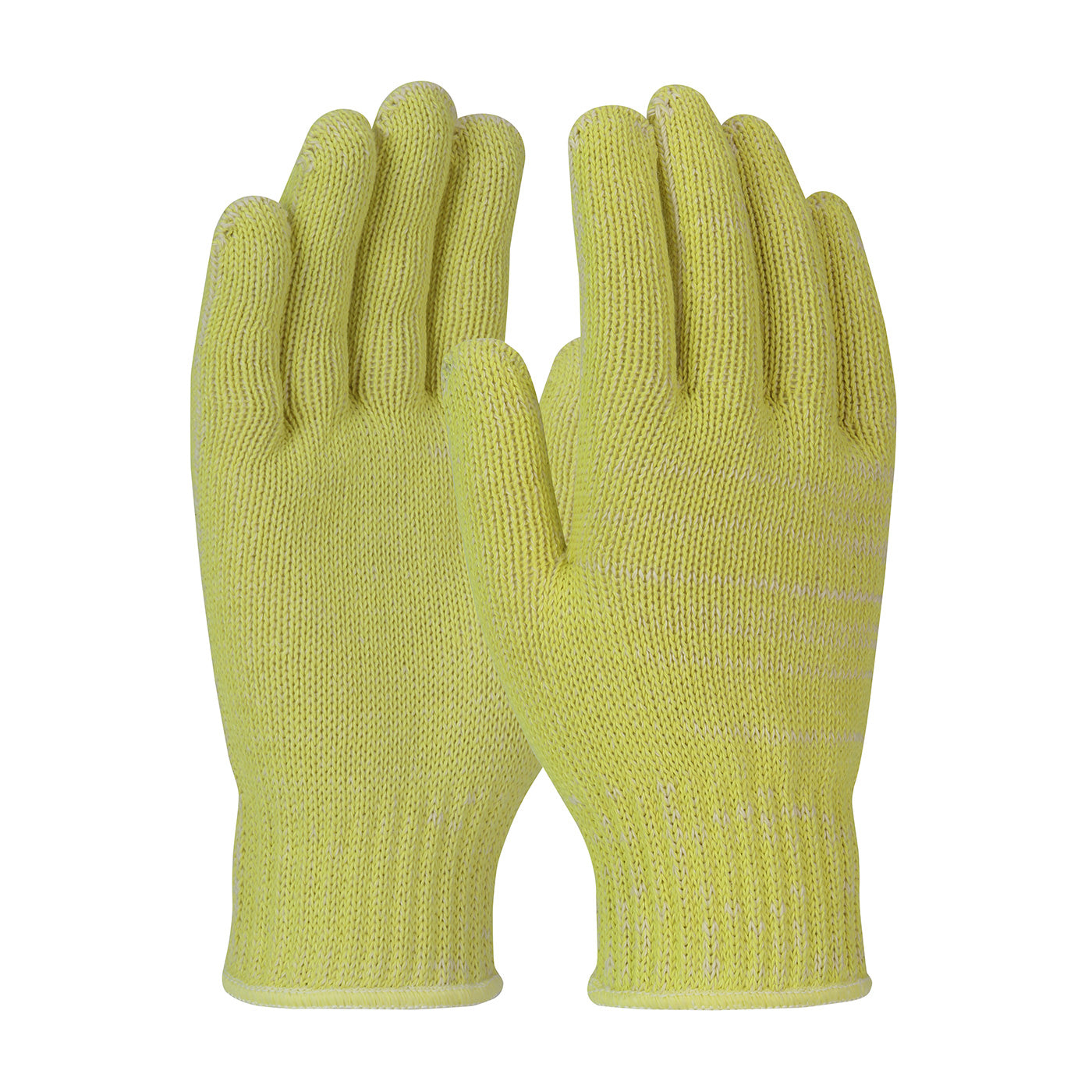 Kut Gard Seamless Knit ACP / DuPont Kevlar Blended Glove w/Cotton Lining - Medium Weight - Yellow - 12/DZ - 07-KAH760