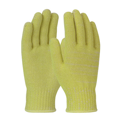 Kut Gard Seamless Knit ACP / DuPont Kevlar Blended Glove w/Cotton Lining - Medium Weight - Yellow - 12/DZ - 07-KAH760