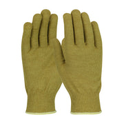 Kut Gard Cut Resistant Gloves Seamless Knit DuPont Kevlar / PBI Blended Glove - Gold - 12/DZ - 07-KPBI200