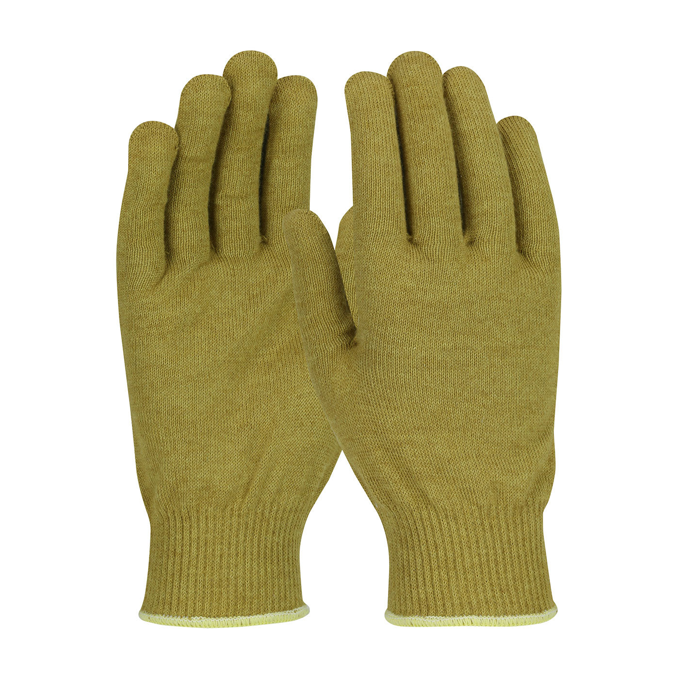 Kut Gard Cut Resistant Gloves Seamless Knit DuPont Kevlar / PBI Blended Glove - Gold - 12/DZ - 07-KPBI200