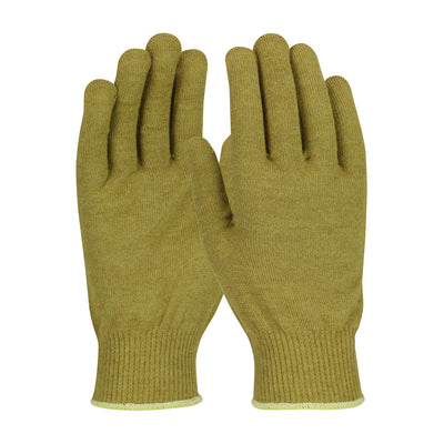 Kut Gard Cut Resistant Gloves Seamless Knit DuPont Kevlar / PBI Blended Glove - Gold - 12/DZ - 07-KPBI200