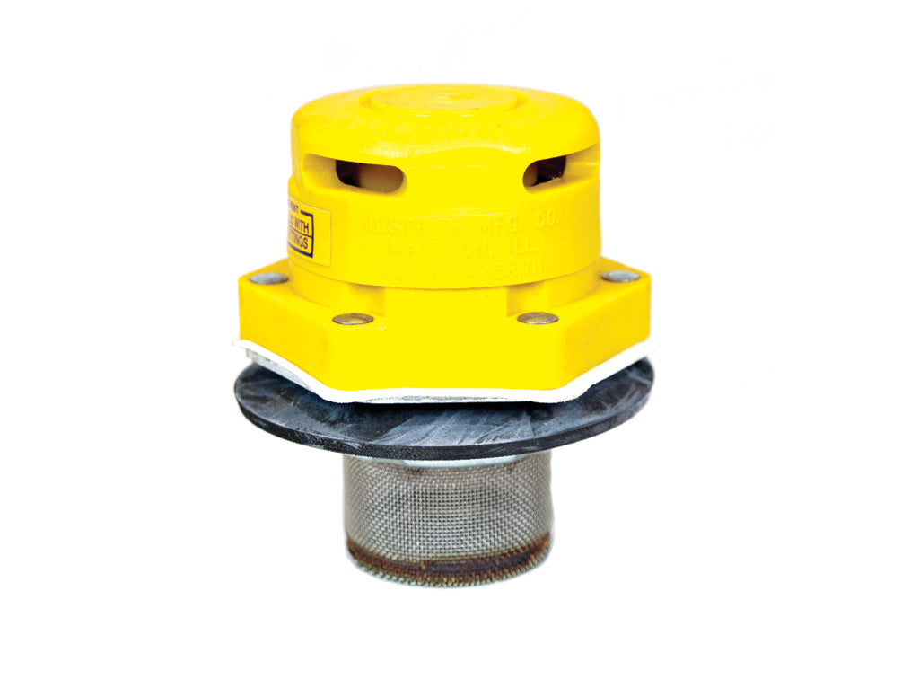 Justrite Polyethylene Vertical Drum Vent For Petroleum Based Applications - Flame Arrester - 2" Bung Opening - 08005