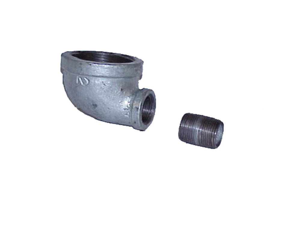 Justrite Cast-Iron El Fitting For Mounting Drum Vent No. 08101 Or 08005 In 3/4" End Drum Opening - 08015