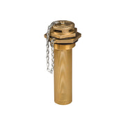 Justrite Fill Drum Vent With 6" Flame Arrester For Safety - Brass - 2" Bung Opening - 08204