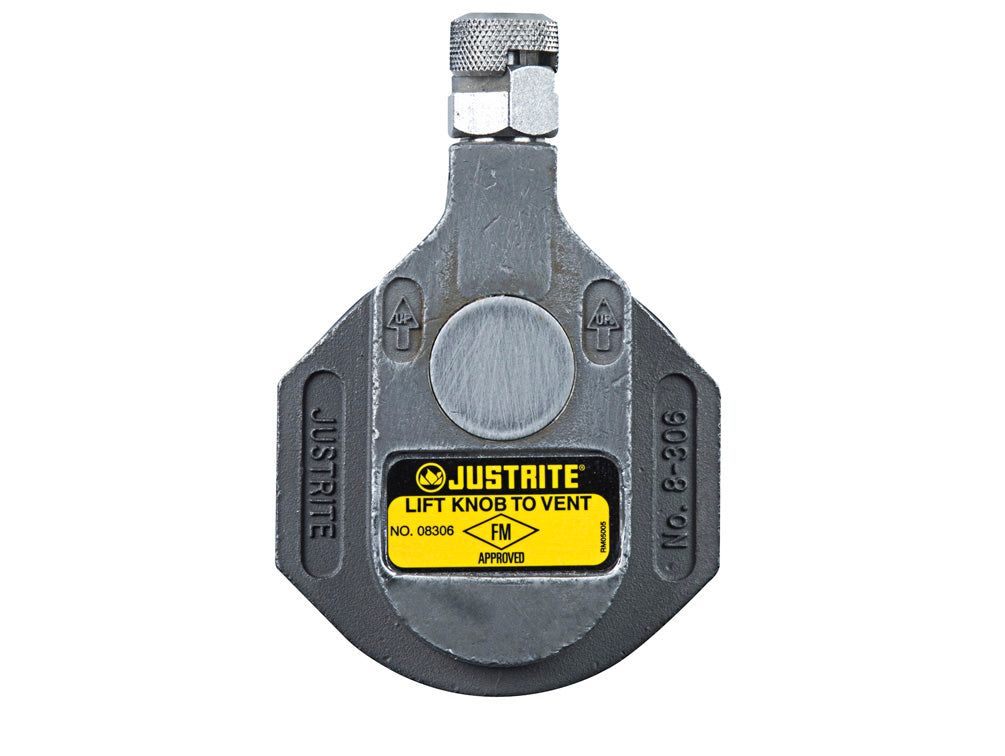 Justrite Stainless Steel Horizontal Drum Vent For Corrosives And General Solvents - 2" Bung Opening - 08306