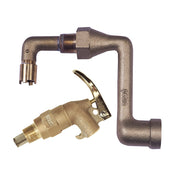 Justrite Brass Drum Siphon Adapter No. 08311 For Draining 30/55-Gal. Drums - With Brass S/C Faucet No. 08902 - 08308