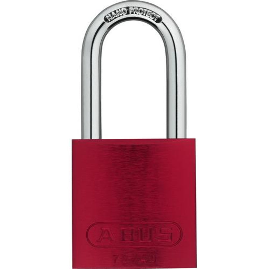 ABUS 72/40HB40 Aluminum Safety Padlock Keyed Different - Red (72/40HB40 /08404)