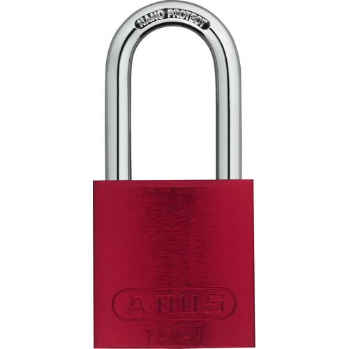 ABUS 72/40HB40 Aluminum Safety Padlock Keyed Different - Red (72/40HB40 /08404)