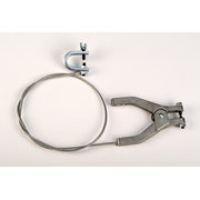 Justrite Antistatic Flexible Wire For Bonding And Grounding - With Hand Clamp And "C" Clamp - 3 Ft - 08498