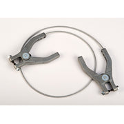 Justrite Antistatic Flexible Wire For Bonding And Grounding - With Dual Hand Clamps - 3 Ft - 08499