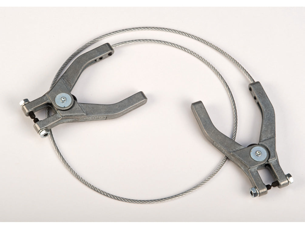 Justrite Antistatic Flexible Wire For Bonding And Grounding - With Dual Hand Clamps - 3 Ft - 08499