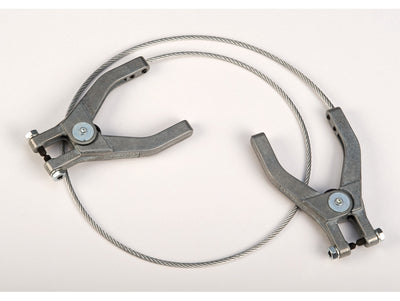 Justrite Antistatic Flexible Wire For Bonding And Grounding - With Dual Hand Clamps - 3 Ft - 08499