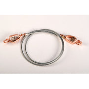 Justrite Antistatic Flexible Wire For Bonding And Grounding - With Dual Alligator Clips 5/8" Jaws - 3 Ft - 08500