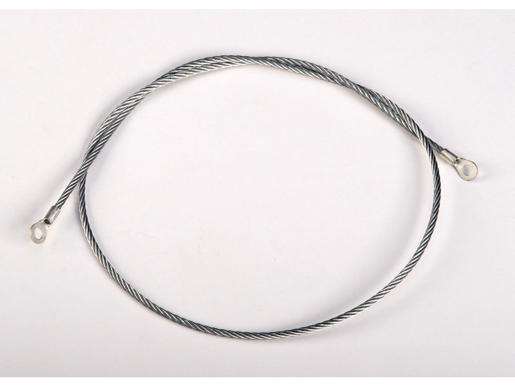 Justrite Antistatic Flexible Wire For Bonding/Grounding - With Dual 1/4" Terminals - 3 Ft. Also Used As An Extension - 08503