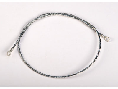 Justrite Antistatic Flexible Wire For Bonding/Grounding - With Dual 1/4" Terminals - 3 Ft. Also Used As An Extension - 08503