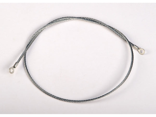 Justrite Antistatic Flexible Wire For Bonding/Grounding - With Dual 1/4" Terminals - 3 Ft. Also Used As An Extension - 08503