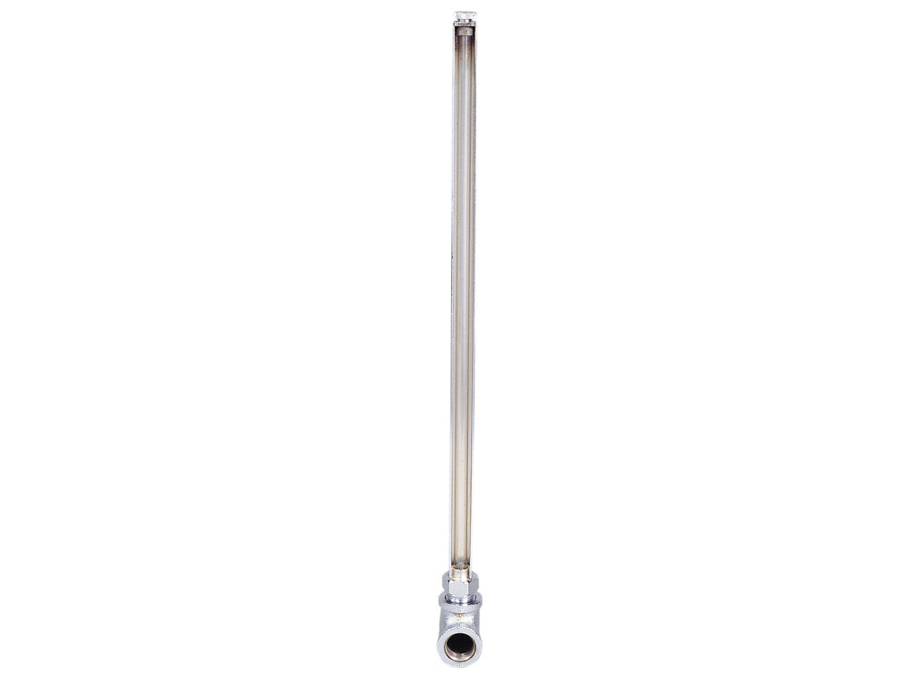 Justrite Cast-Iron Horizontal Fill Drum Gauge - 11-1/4" Long - For 3/4" Npt Bung Opening - 08532