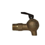 Justrite Brass Control Flow Lab Safety Faucet - 3/4" Npt Bung - 08540