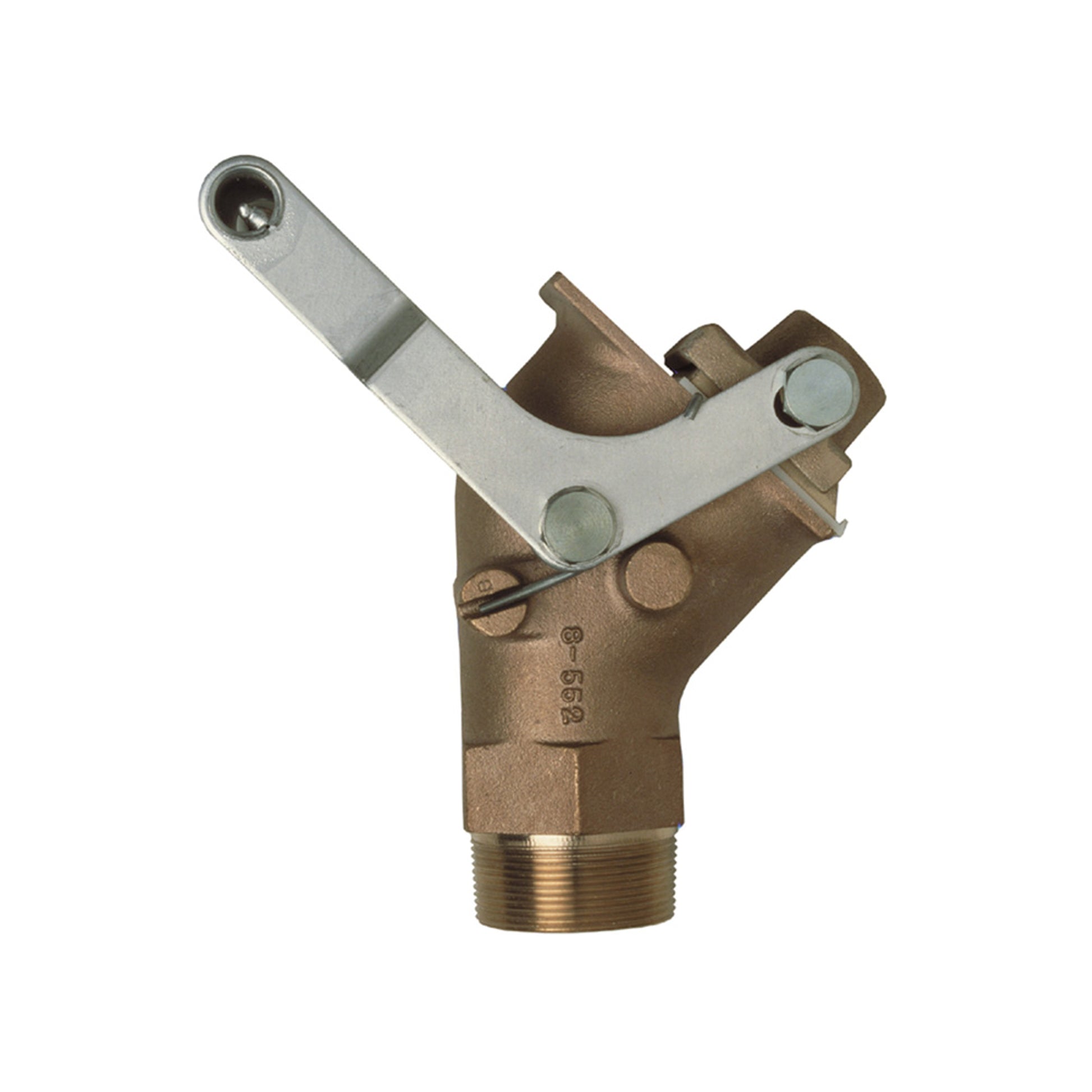 Justrite Brass Drum Gate Valve For Viscous Liquids - 2" Npt Bung - 08552