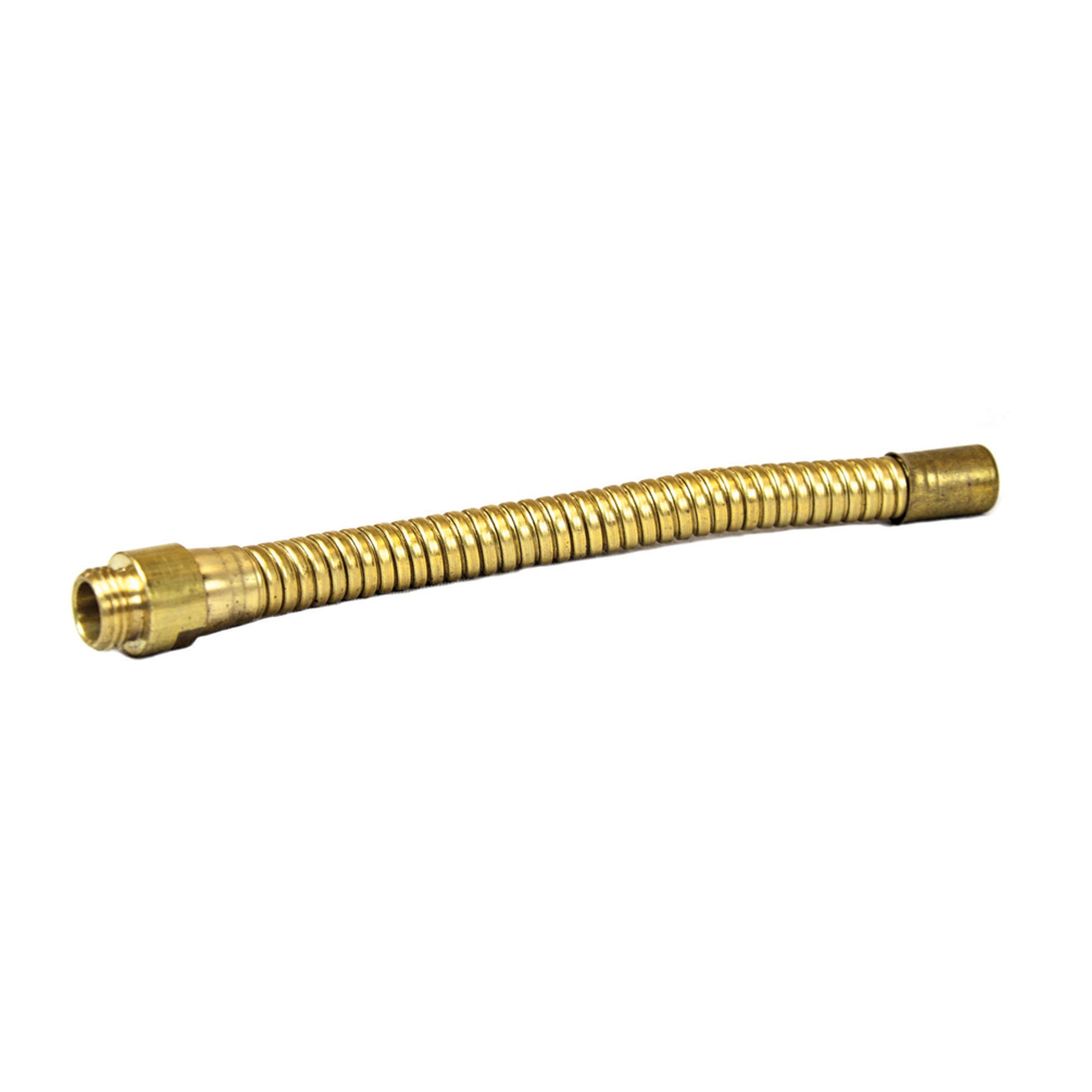 Justrite Flexible Hose Extension For Lab Faucet No. 08540 - 6" Long - Brass - 08584