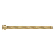 Justrite Flexible Hose Extension For Drum Faucet No. 08902 Or 08910 - 8" Long - Brass - 08930