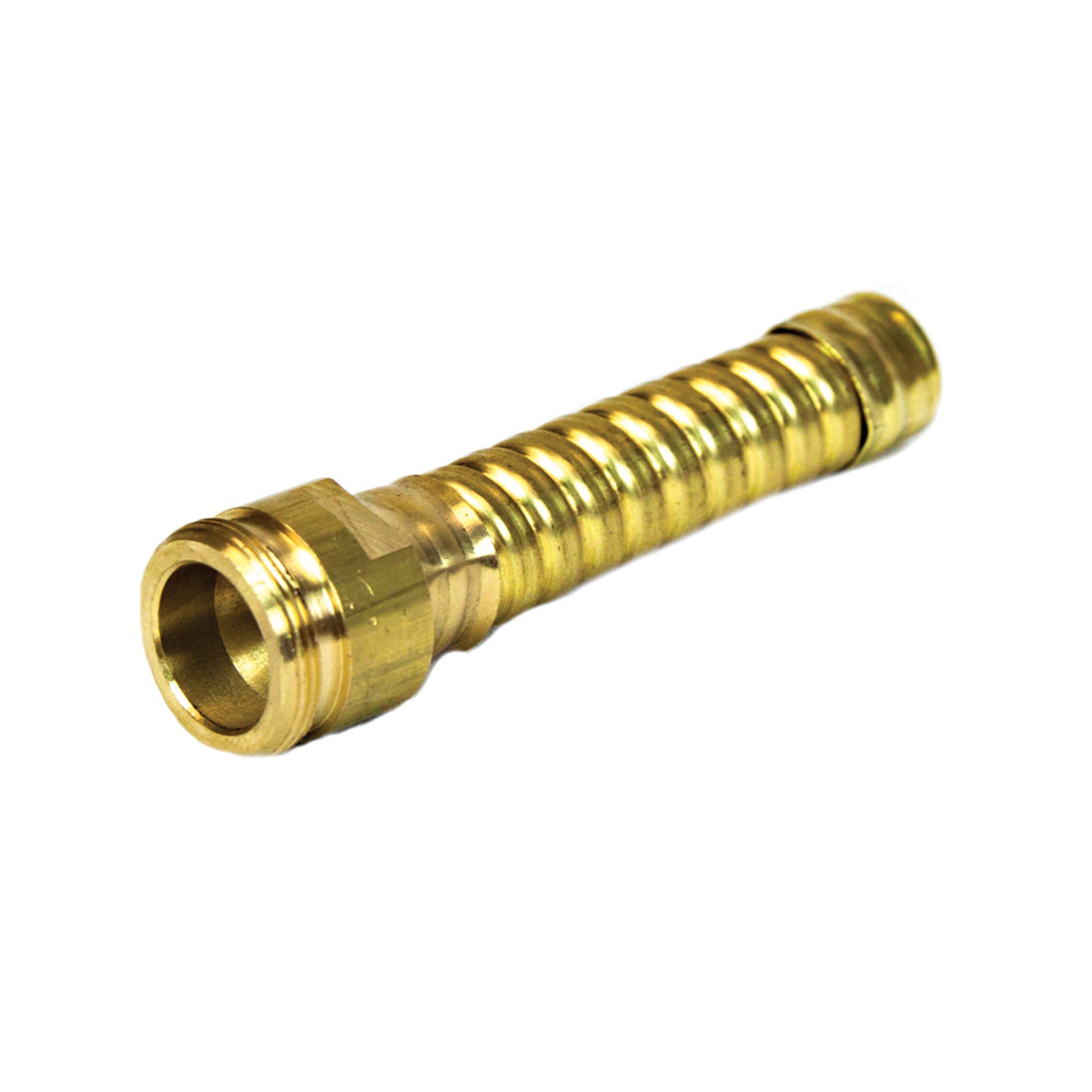 Justrite Flexible Hose Extension For Drum Faucet No. 08902 Or 08910 - 3-1/4" Long - Brass - 08932