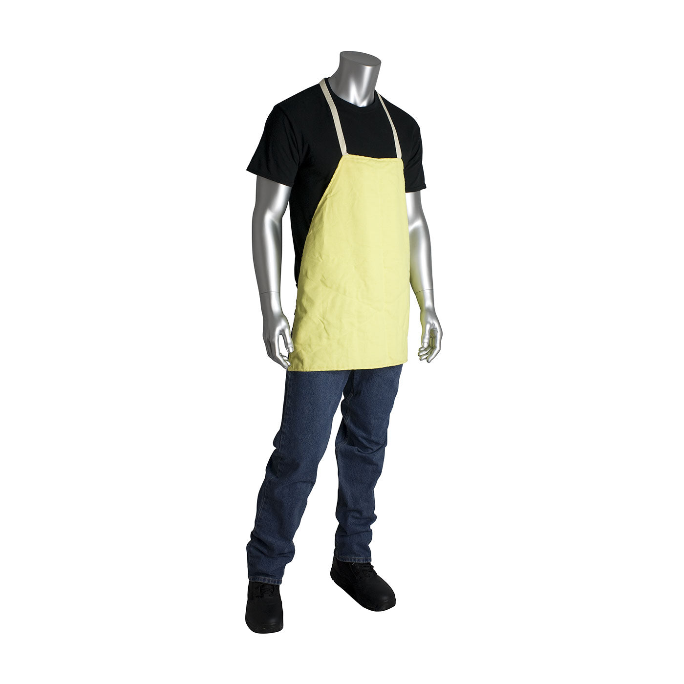 PIP Aprons 2-Ply DuPont Kevlar Twill Apron w/Buckle - Yellow - 12/EA - 393-PIP10-KAD2424W/BUCKLE