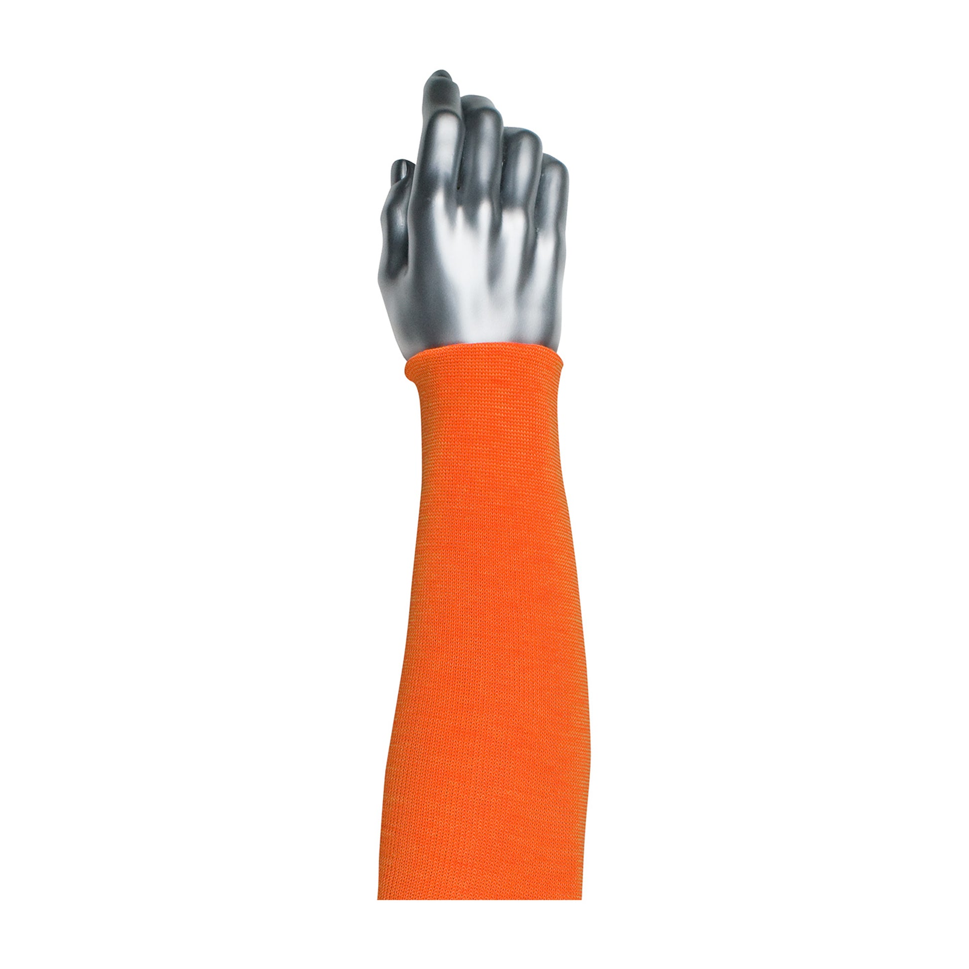 Kut Gard 2-Ply ACP / DuPont Kevlar Blended Sleeve w/Cotton Liner - Neon Orange - 12/EA - 330-PIP10-KANO20CL