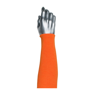 Kut Gard 2-Ply ACP / DuPont Kevlar Blended Sleeve w/Cotton Liner - Neon Orange - 12/EA - 330-PIP10-KANO20CL