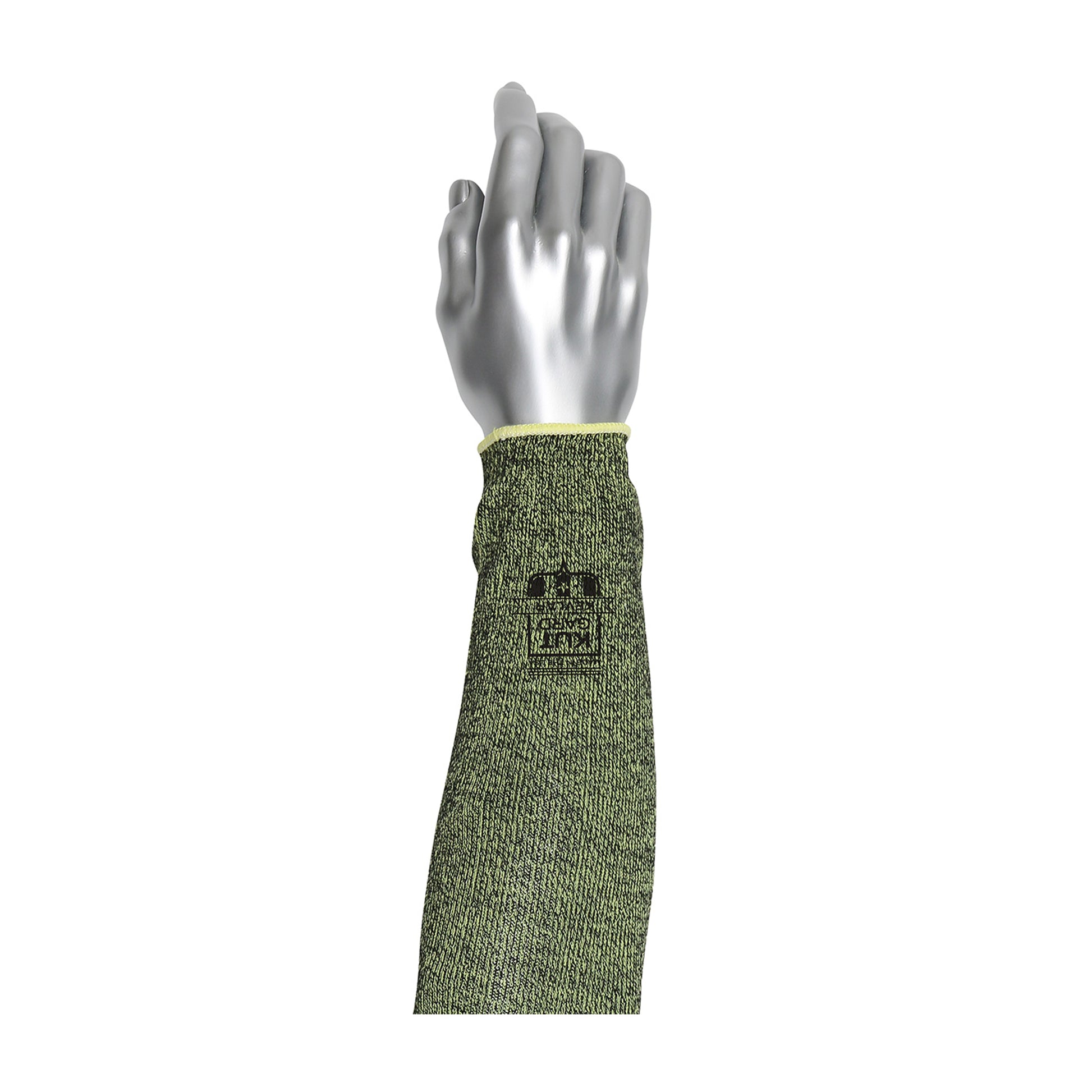Kut Gard Cut Resistant Sleeve Single-Ply DuPont Kevlar Armor Blended Blousy - Green - 144/EA - 10-KVSYBH
