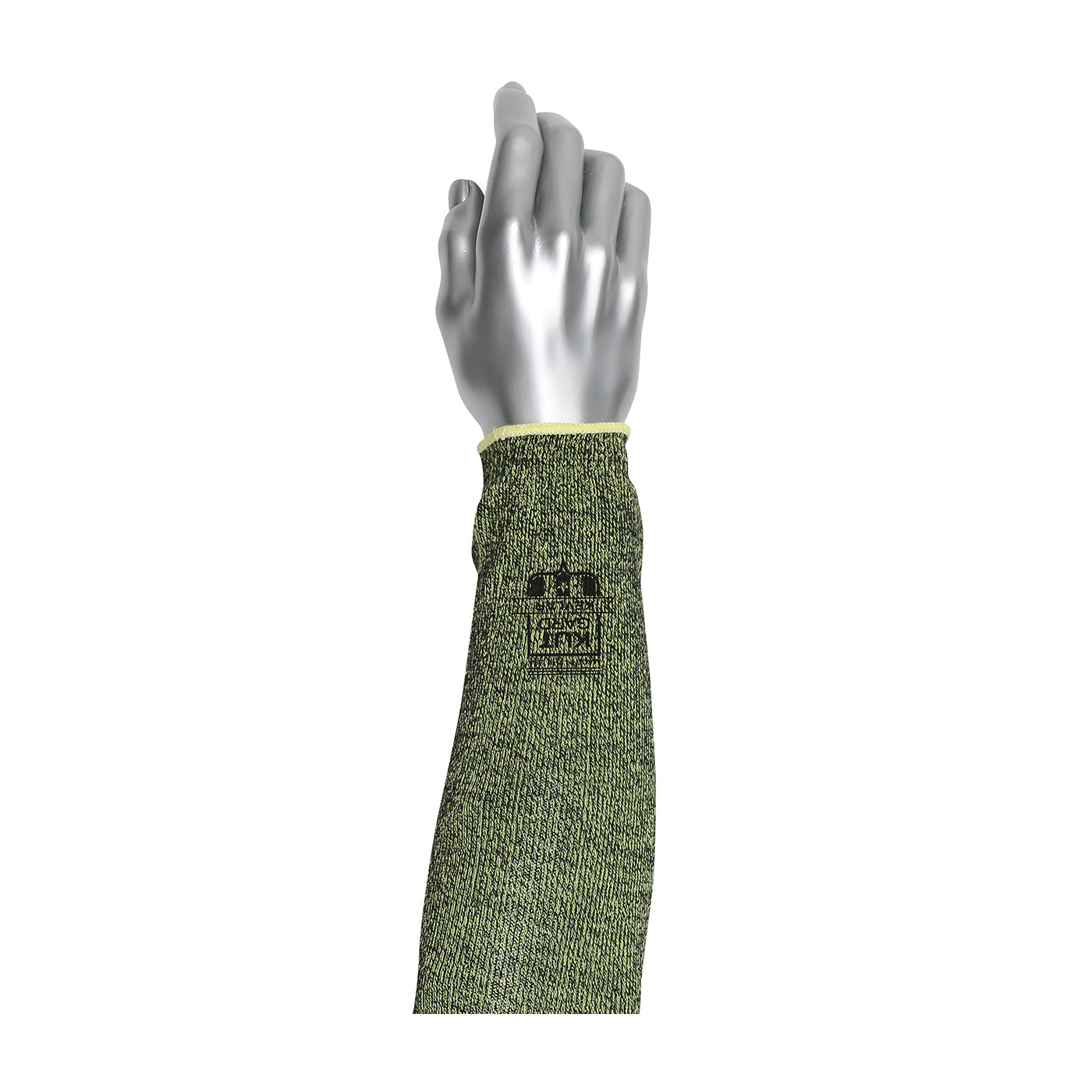 Kut Gard Cut Resistant Sleeve Single-Ply DuPont Kevlar Armor Blended Blousy - Green - 144/EA - 10-KVSYBH